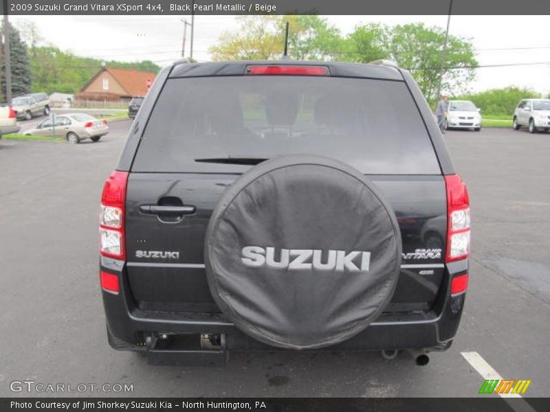 Black Pearl Metallic / Beige 2009 Suzuki Grand Vitara XSport 4x4