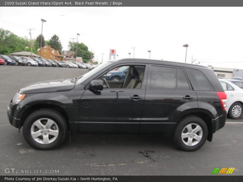Black Pearl Metallic / Beige 2009 Suzuki Grand Vitara XSport 4x4
