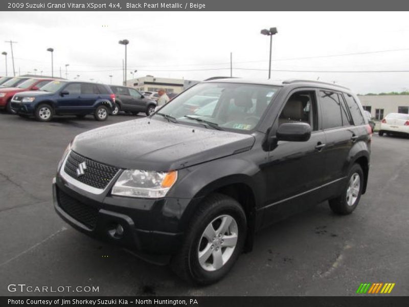 Black Pearl Metallic / Beige 2009 Suzuki Grand Vitara XSport 4x4