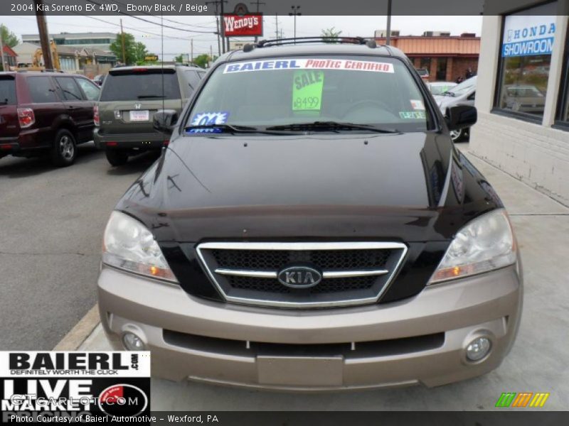 Ebony Black / Beige 2004 Kia Sorento EX 4WD