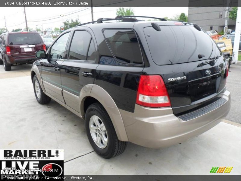 Ebony Black / Beige 2004 Kia Sorento EX 4WD