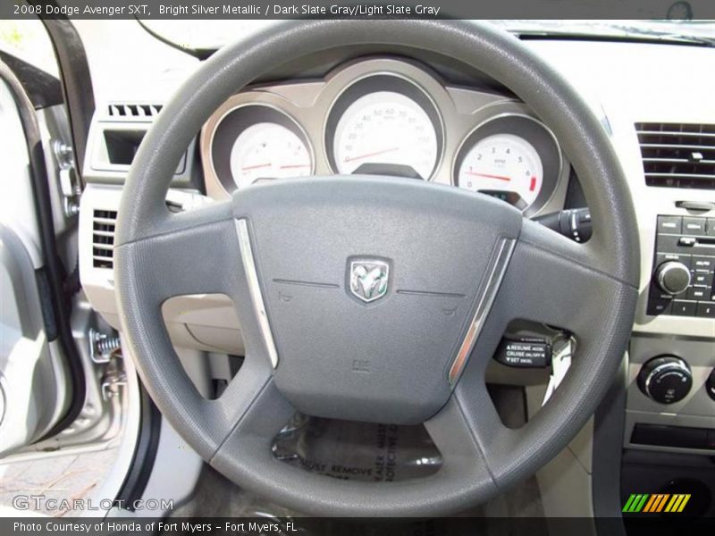 Bright Silver Metallic / Dark Slate Gray/Light Slate Gray 2008 Dodge Avenger SXT