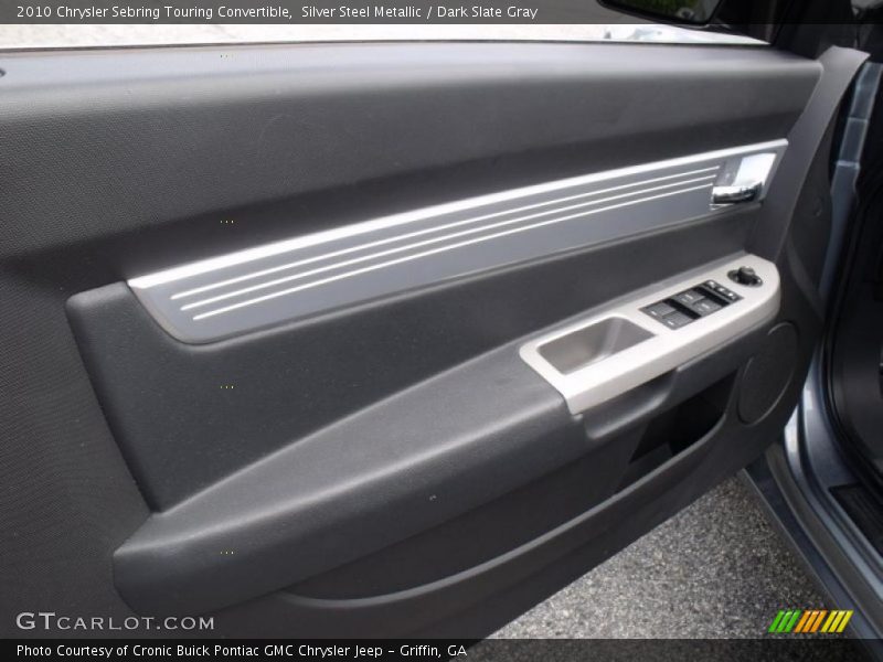 Silver Steel Metallic / Dark Slate Gray 2010 Chrysler Sebring Touring Convertible