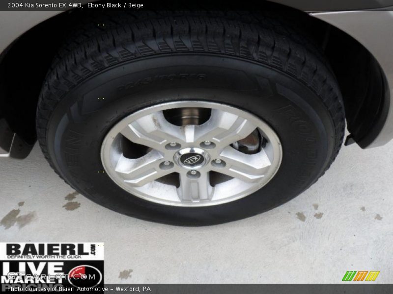 Ebony Black / Beige 2004 Kia Sorento EX 4WD