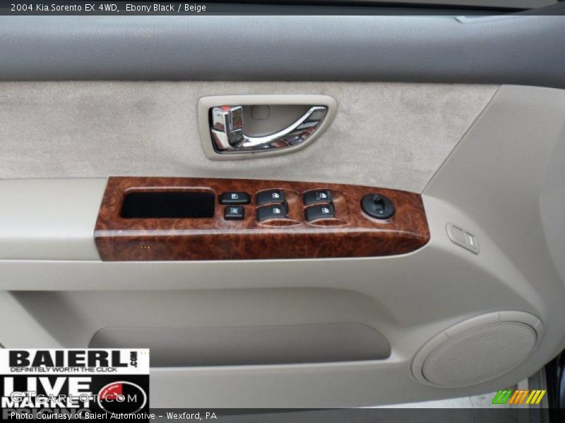 Ebony Black / Beige 2004 Kia Sorento EX 4WD