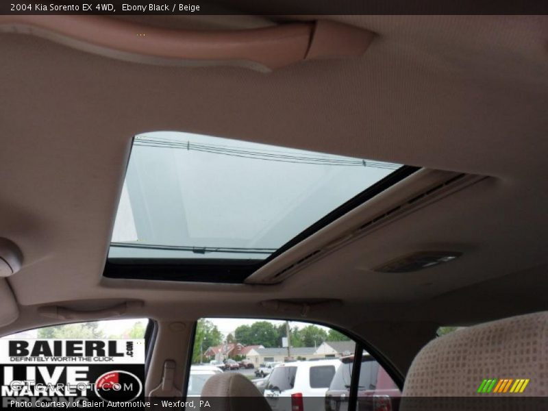 Ebony Black / Beige 2004 Kia Sorento EX 4WD