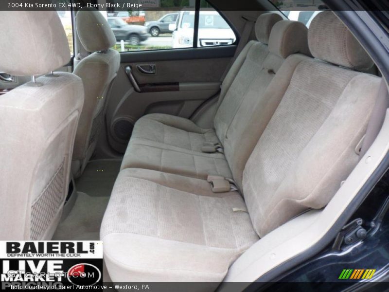 Ebony Black / Beige 2004 Kia Sorento EX 4WD