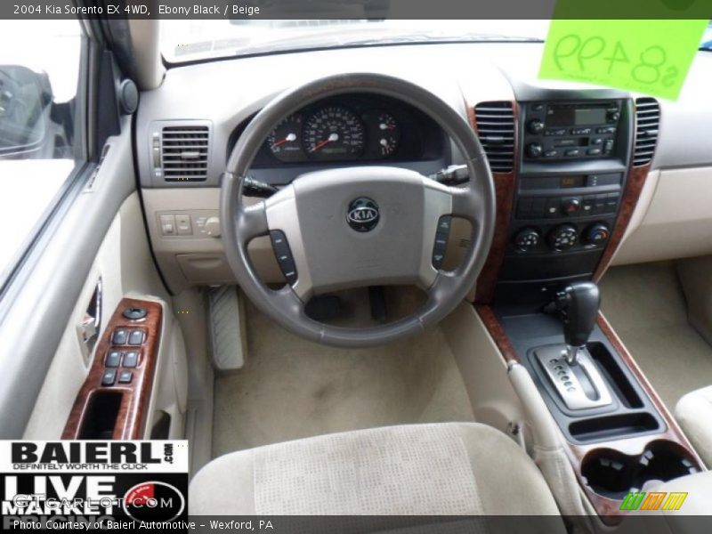 Ebony Black / Beige 2004 Kia Sorento EX 4WD