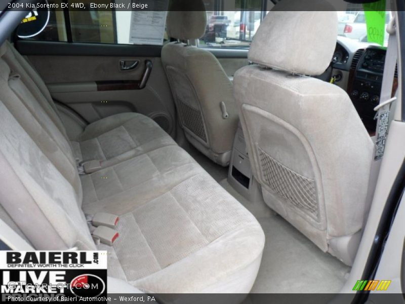 Ebony Black / Beige 2004 Kia Sorento EX 4WD
