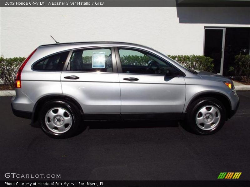 Alabaster Silver Metallic / Gray 2009 Honda CR-V LX