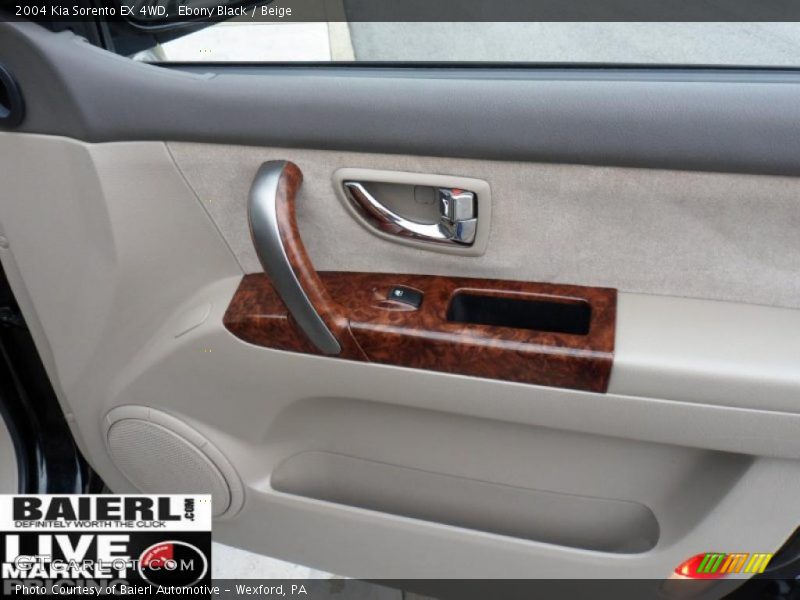 Ebony Black / Beige 2004 Kia Sorento EX 4WD