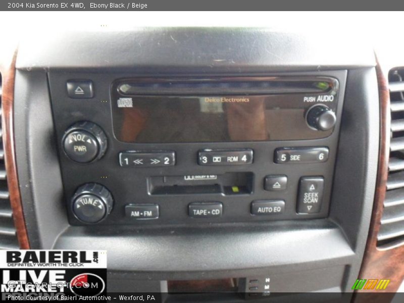 Ebony Black / Beige 2004 Kia Sorento EX 4WD