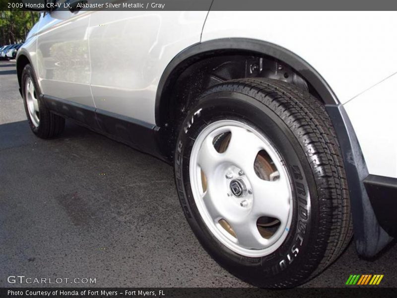 Alabaster Silver Metallic / Gray 2009 Honda CR-V LX