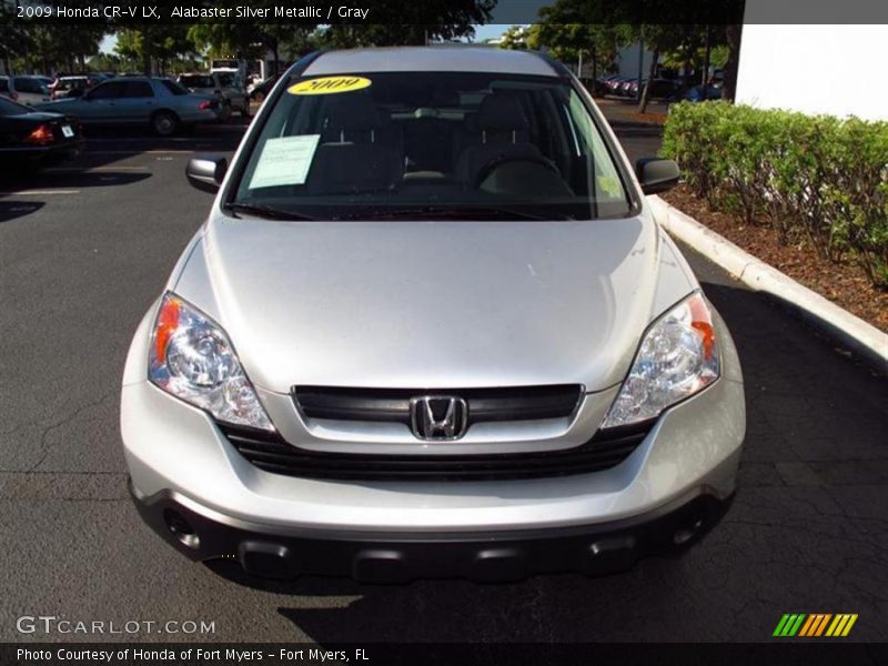 Alabaster Silver Metallic / Gray 2009 Honda CR-V LX