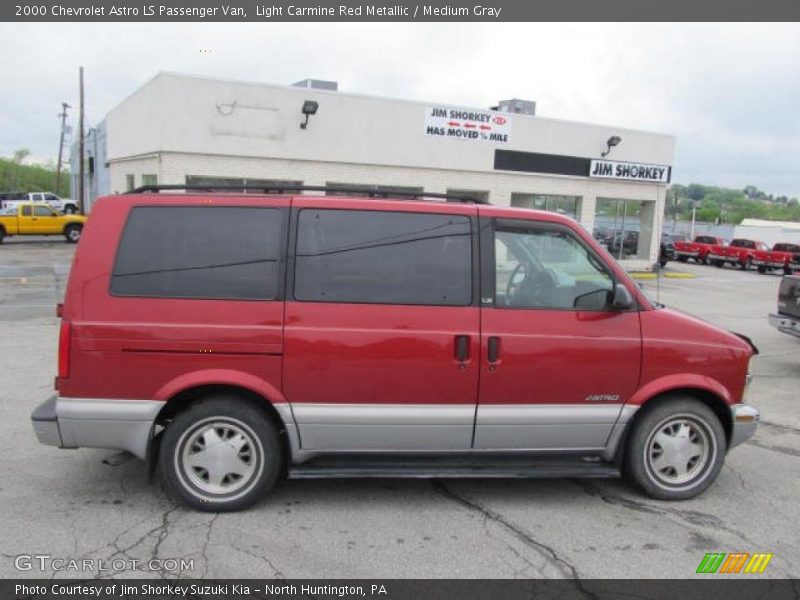 Light Carmine Red Metallic / Medium Gray 2000 Chevrolet Astro LS Passenger Van