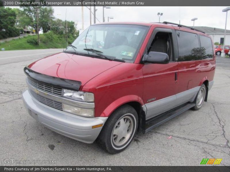 Light Carmine Red Metallic / Medium Gray 2000 Chevrolet Astro LS Passenger Van