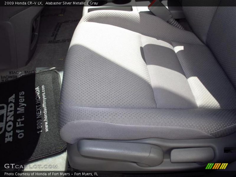 Alabaster Silver Metallic / Gray 2009 Honda CR-V LX