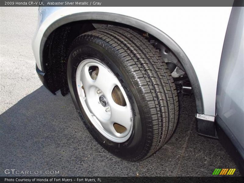 Alabaster Silver Metallic / Gray 2009 Honda CR-V LX