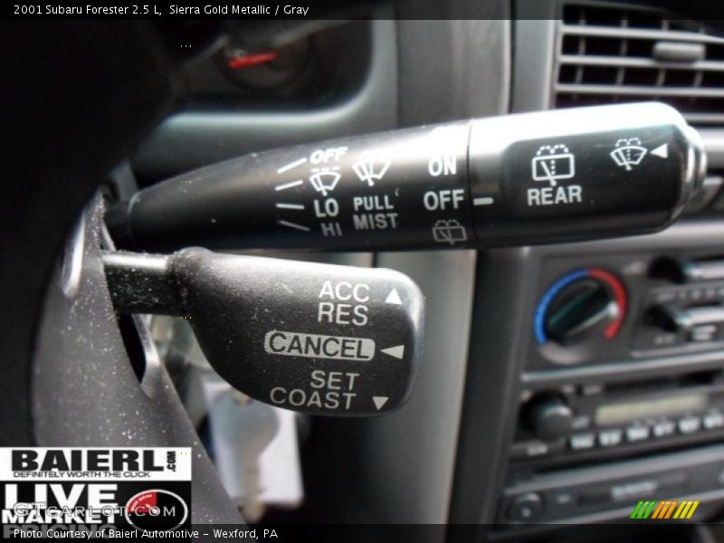 Sierra Gold Metallic / Gray 2001 Subaru Forester 2.5 L