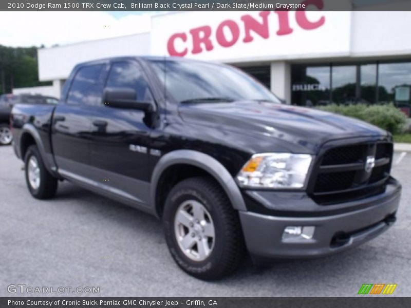 Brilliant Black Crystal Pearl / Dark Slate/Medium Graystone 2010 Dodge Ram 1500 TRX Crew Cab