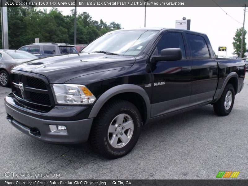 Brilliant Black Crystal Pearl / Dark Slate/Medium Graystone 2010 Dodge Ram 1500 TRX Crew Cab