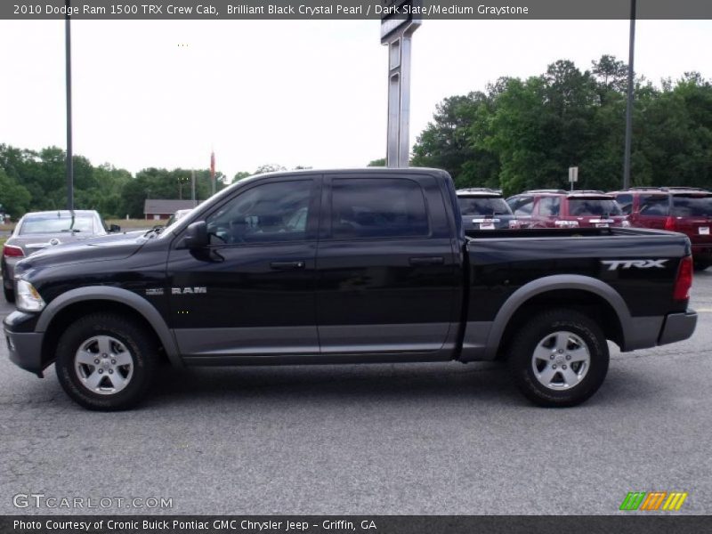 Brilliant Black Crystal Pearl / Dark Slate/Medium Graystone 2010 Dodge Ram 1500 TRX Crew Cab