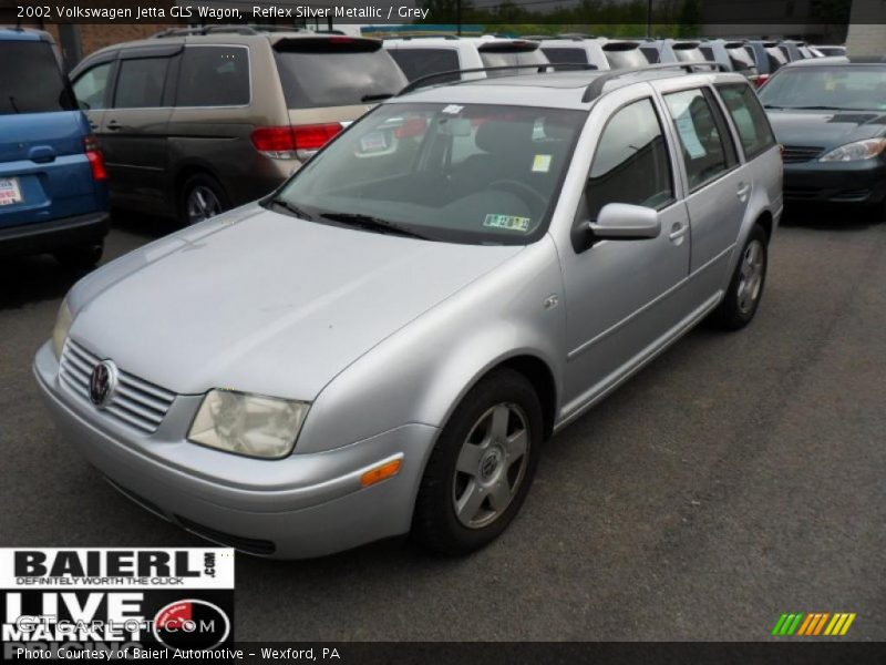 Reflex Silver Metallic / Grey 2002 Volkswagen Jetta GLS Wagon