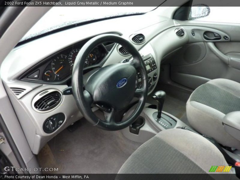 Medium Graphite Interior - 2002 Focus ZX5 Hatchback 