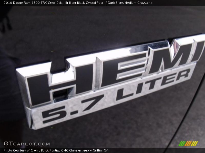 Brilliant Black Crystal Pearl / Dark Slate/Medium Graystone 2010 Dodge Ram 1500 TRX Crew Cab