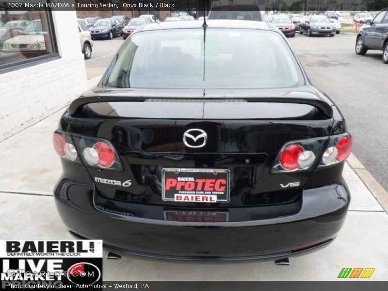 Onyx Black / Black 2007 Mazda MAZDA6 s Touring Sedan