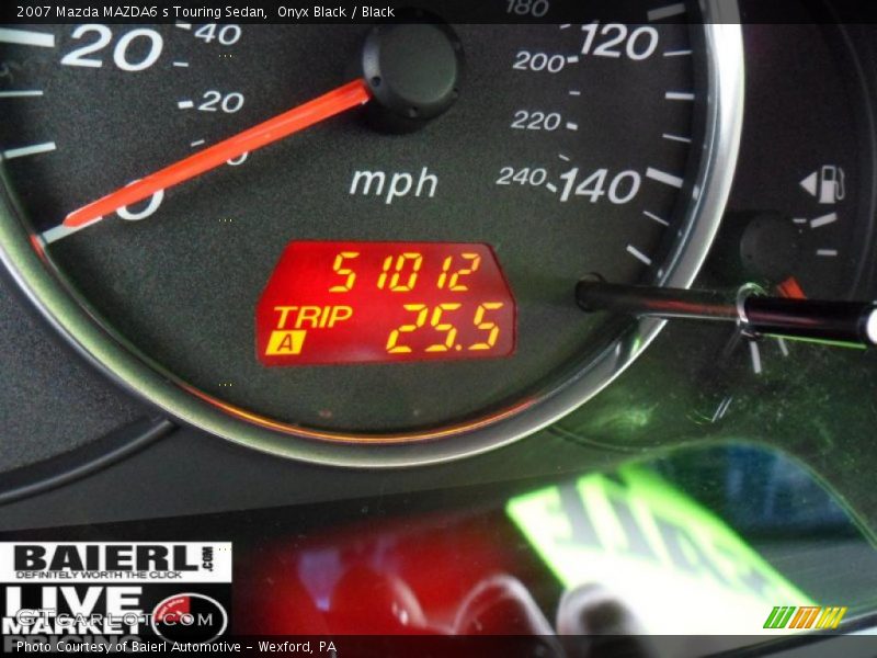 Onyx Black / Black 2007 Mazda MAZDA6 s Touring Sedan