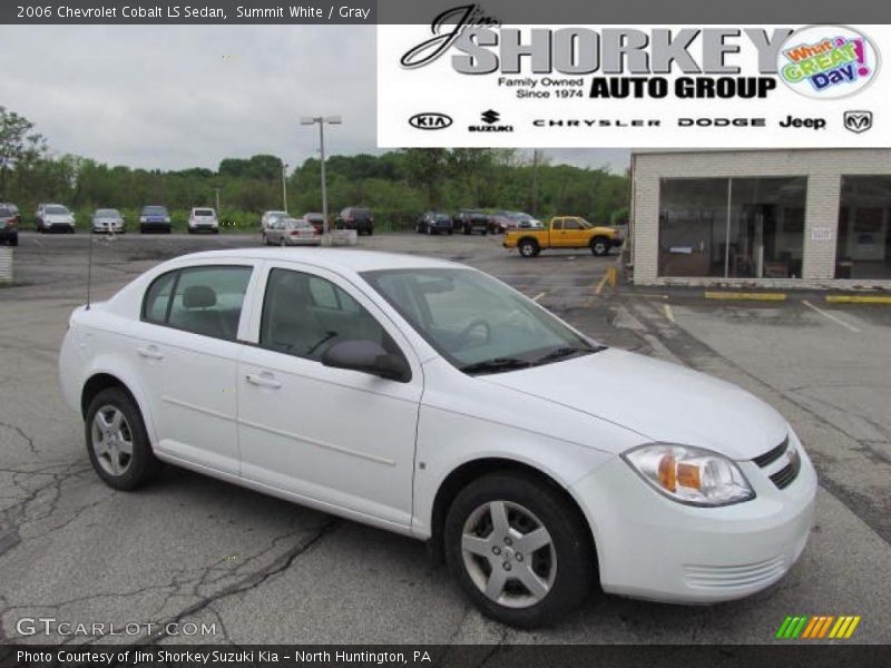 Summit White / Gray 2006 Chevrolet Cobalt LS Sedan