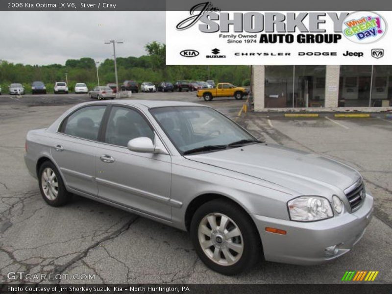 Silver / Gray 2006 Kia Optima LX V6
