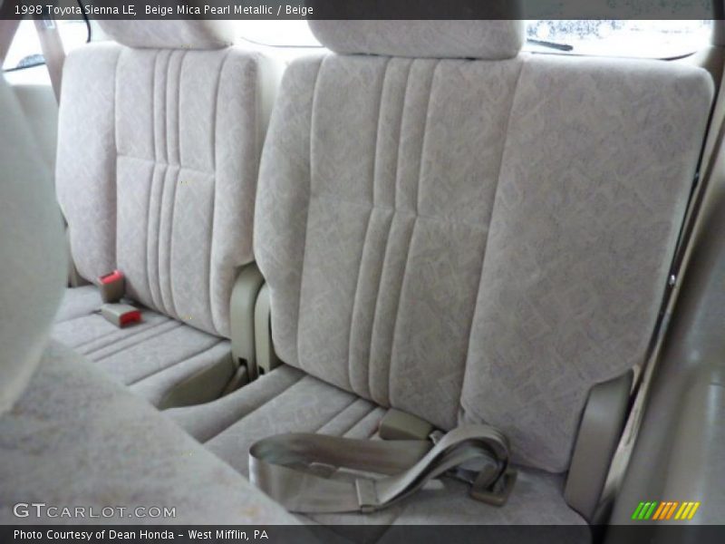 Beige Mica Pearl Metallic / Beige 1998 Toyota Sienna LE