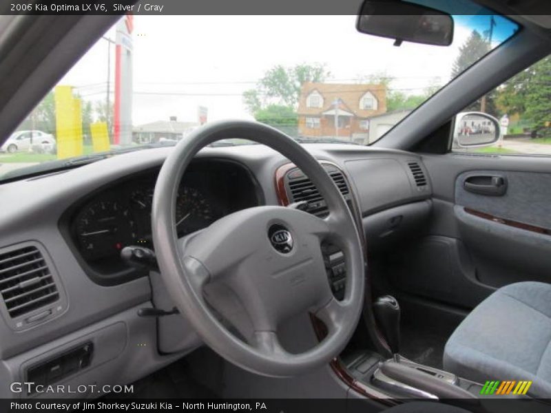 Silver / Gray 2006 Kia Optima LX V6