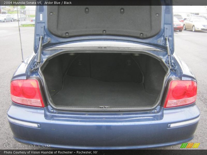 Ardor Blue / Black 2004 Hyundai Sonata V6