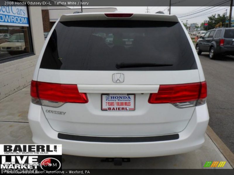 Taffeta White / Ivory 2008 Honda Odyssey EX-L