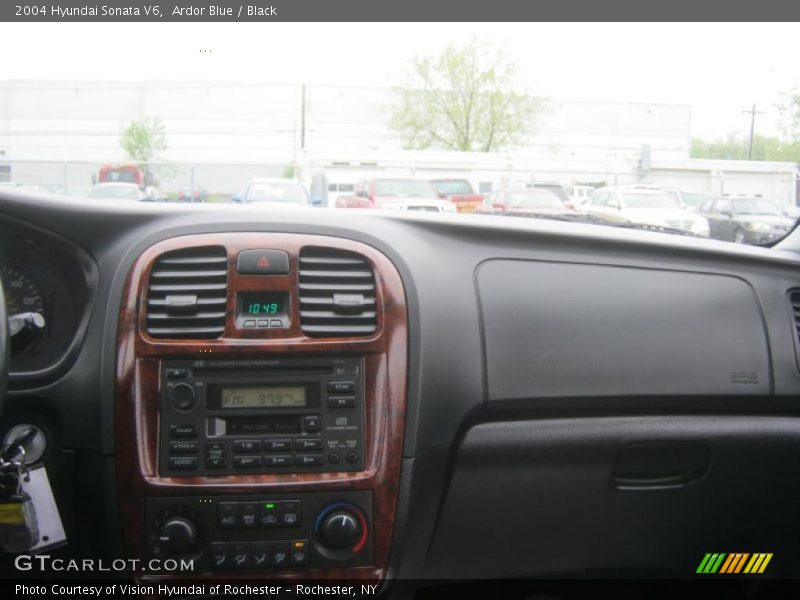 Ardor Blue / Black 2004 Hyundai Sonata V6