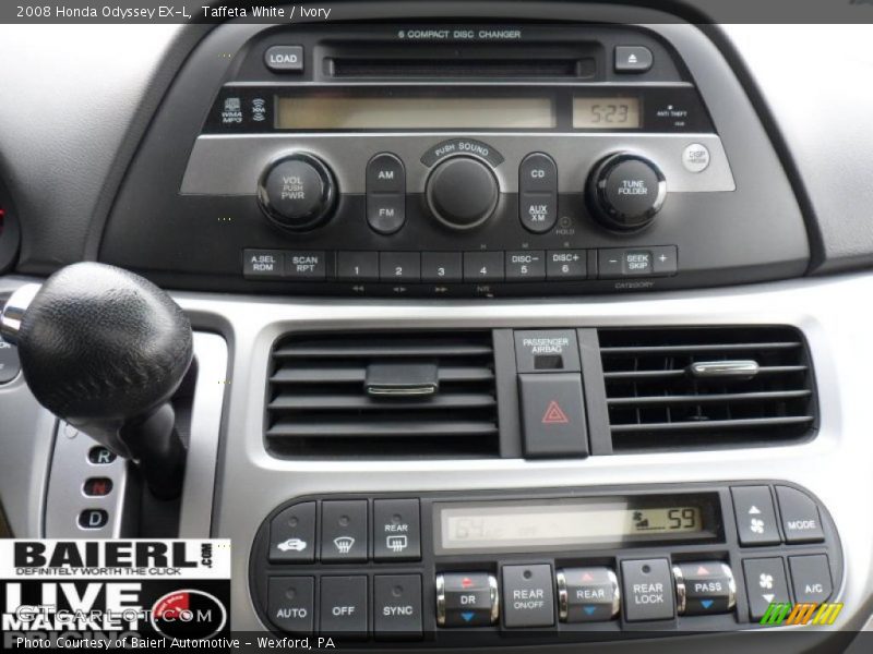 Taffeta White / Ivory 2008 Honda Odyssey EX-L