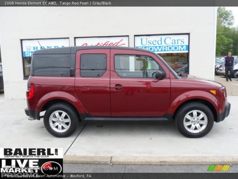 Tango Red Pearl / Gray/Black 2008 Honda Element EX AWD