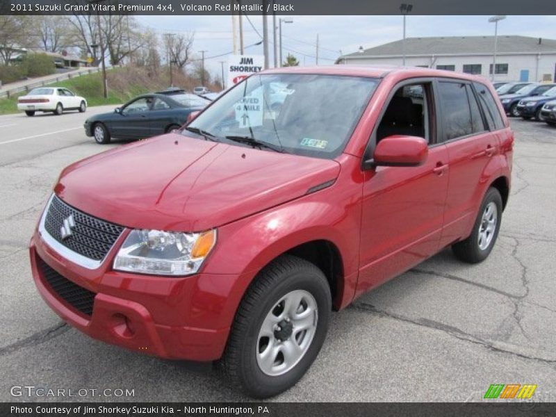 Volcano Red Metallic / Black 2011 Suzuki Grand Vitara Premium 4x4
