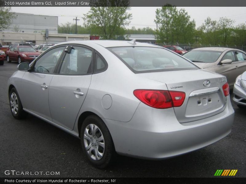 Liquid Silver / Gray 2010 Hyundai Elantra GLS