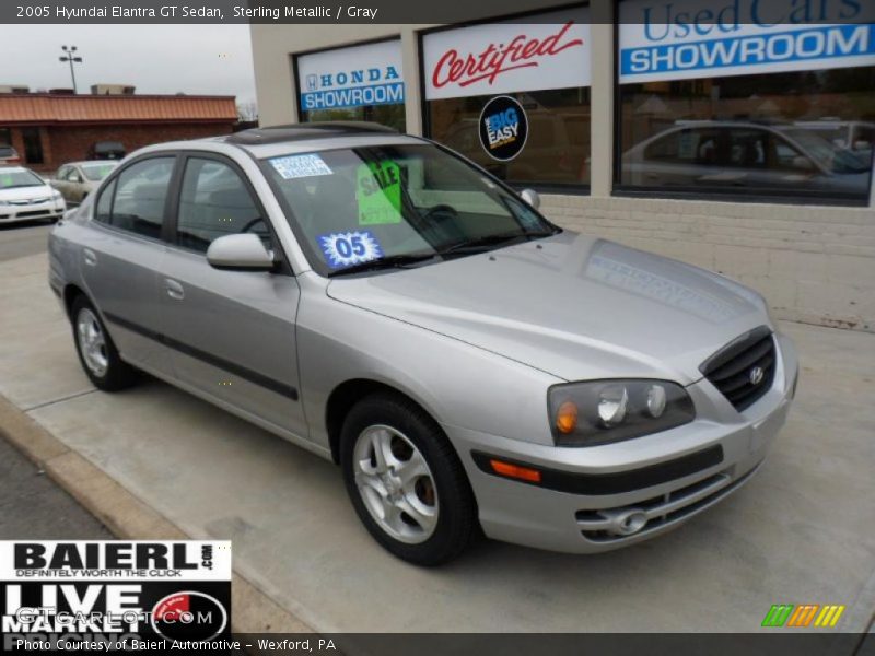 Sterling Metallic / Gray 2005 Hyundai Elantra GT Sedan
