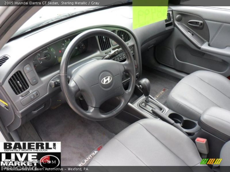 Sterling Metallic / Gray 2005 Hyundai Elantra GT Sedan