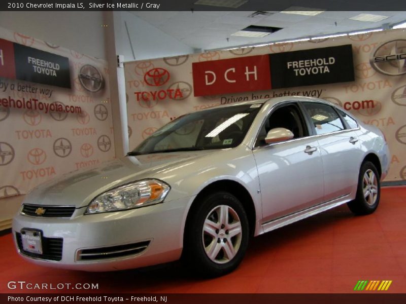 Silver Ice Metallic / Gray 2010 Chevrolet Impala LS