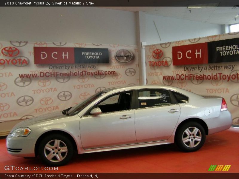 Silver Ice Metallic / Gray 2010 Chevrolet Impala LS