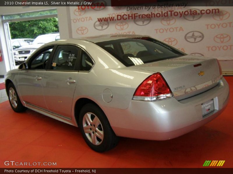 Silver Ice Metallic / Gray 2010 Chevrolet Impala LS