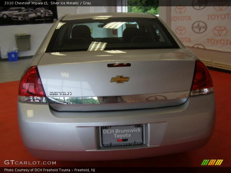 Silver Ice Metallic / Gray 2010 Chevrolet Impala LS
