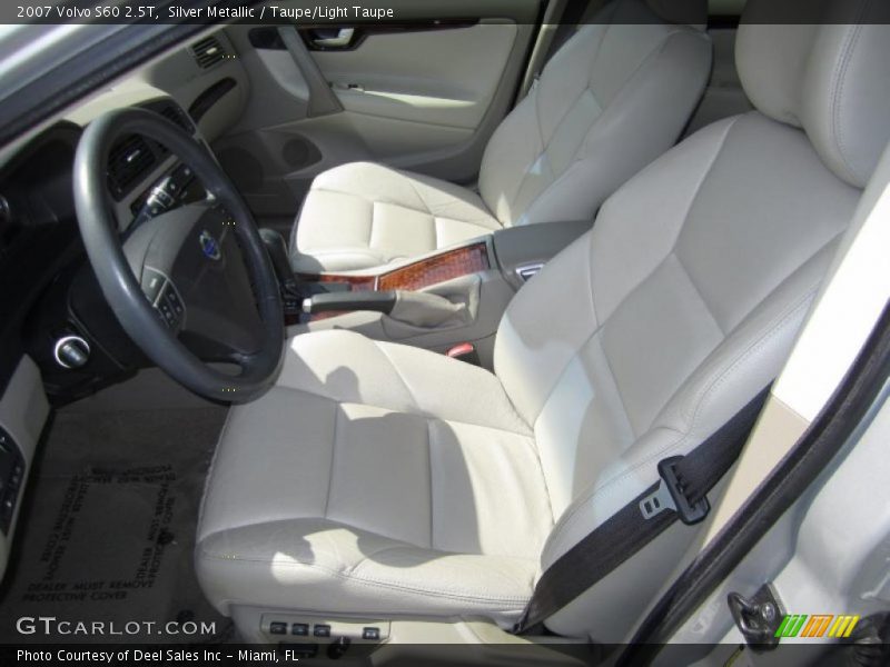 Silver Metallic / Taupe/Light Taupe 2007 Volvo S60 2.5T