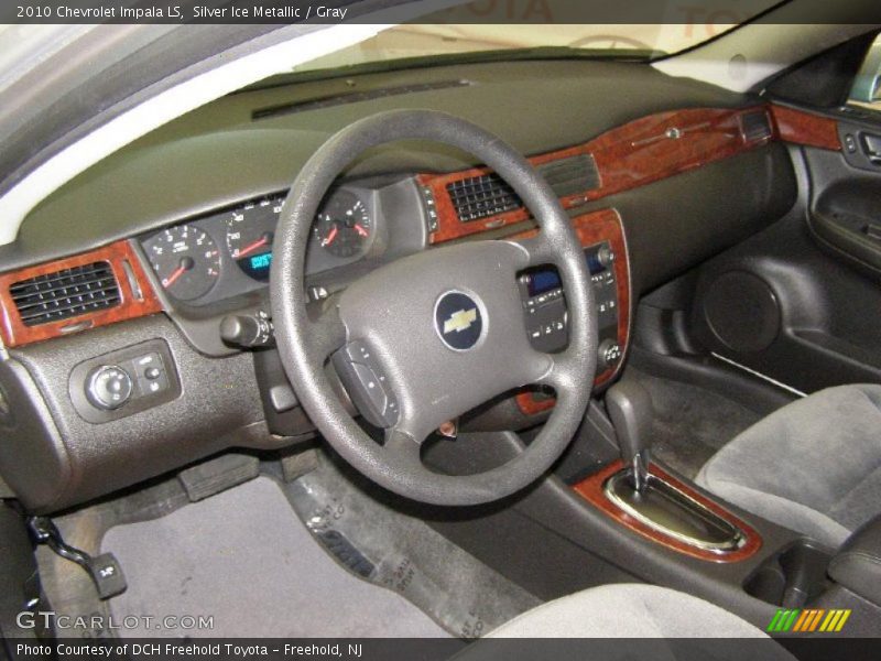 Silver Ice Metallic / Gray 2010 Chevrolet Impala LS